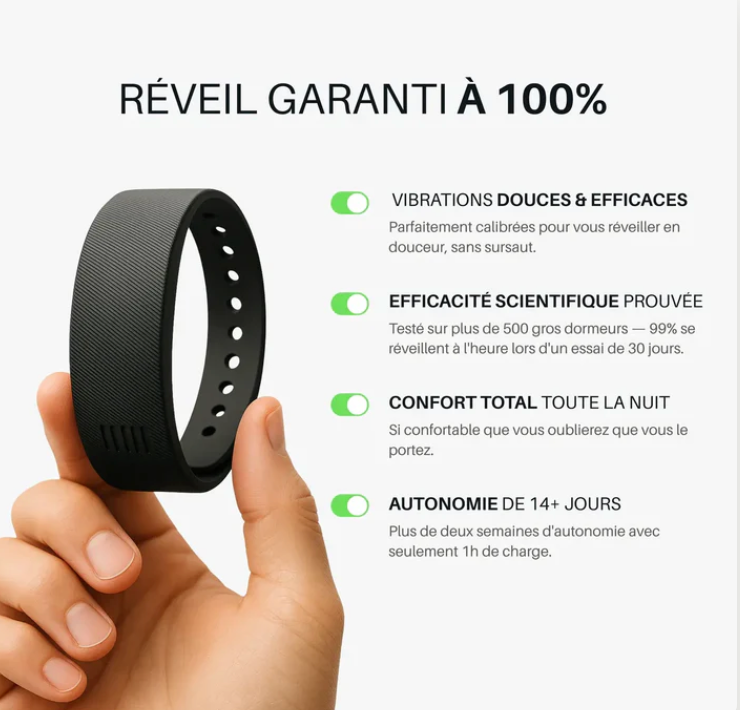 BRACELET REVEIL SILENCIEUX