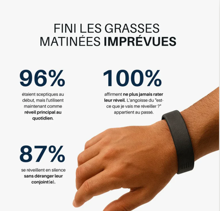 BRACELET REVEIL SILENCIEUX