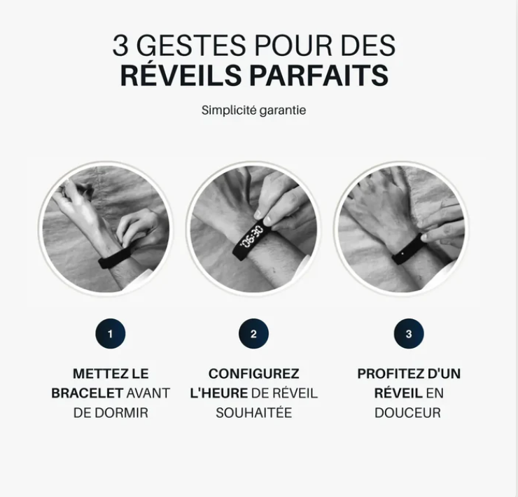 BRACELET REVEIL SILENCIEUX
