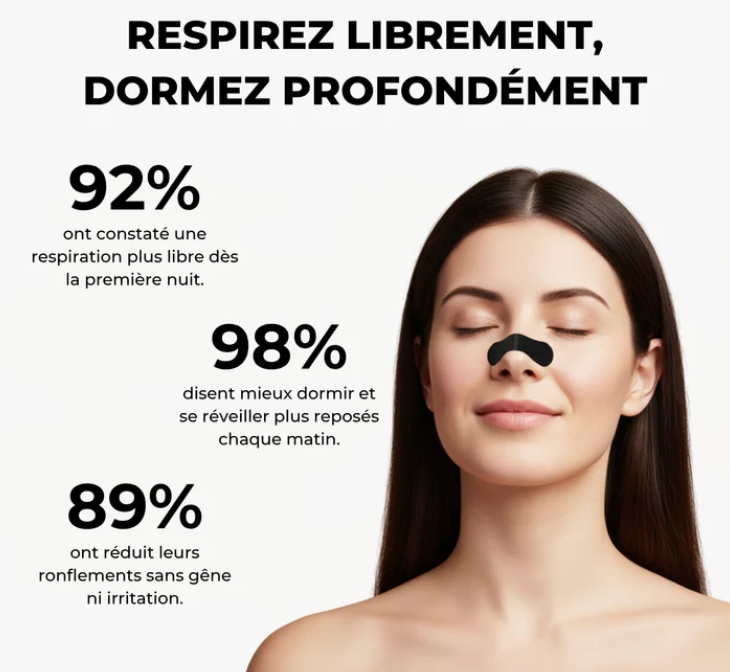 30 BANDES NASALES DE RESPIRATION