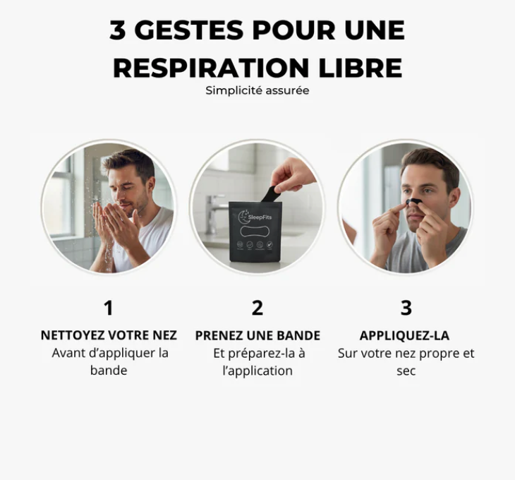 30 BANDES NASALES DE RESPIRATION